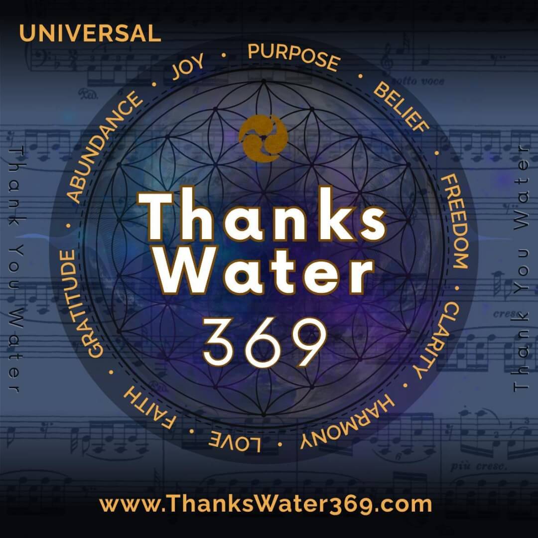 ThanksWater 369 – Mindful Water Label Set